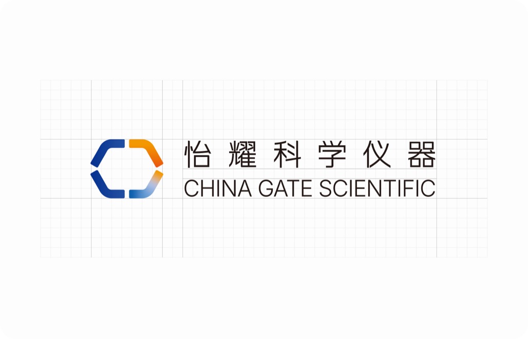 标志横版组合的制图网格规范