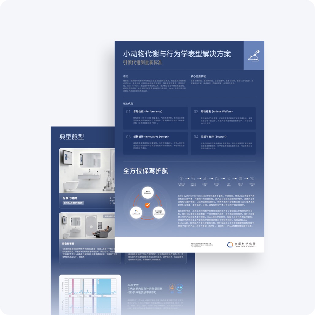 小动物代谢与行为学表型解决方案宣传画册